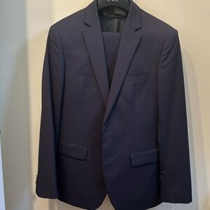 Banana Republic Navy Suit 38S